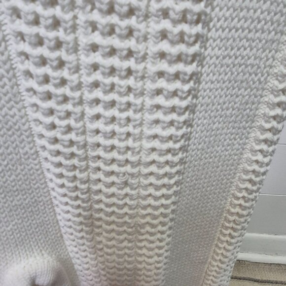 En Saison White Knit Midaxi Skirt Size M - Picture 8 of 11